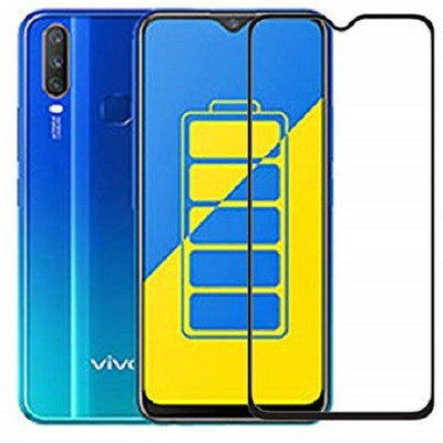 LIKEDESIGN Edge To Edge Tempered Glass for Vivo Y17(Pack of 1)