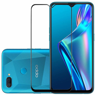 LIKEDESIGN Edge To Edge Tempered Glass for Oppo A12, Oppo A11k(Pack of 1)