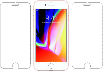KARTRAY Tempered Glass Guard for Apple iPhone 8 Plus(Pack of 2)