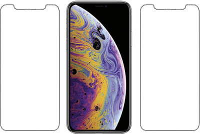 KARTRAY Tempered Glass Guard for Apple iPhone XS(Pack of 2)