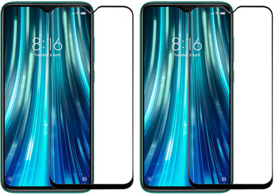 KARTRAY Edge To Edge Tempered Glass for Mi Redmi Note 8 Pro(Pack of 2)