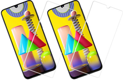 KARTRAY Tempered Glass Guard for Samsung Galaxy M31(Pack of 2)