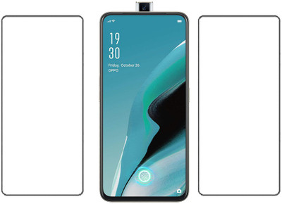 KARTRAY Tempered Glass Guard for Oppo Reno2 F(Pack of 2)