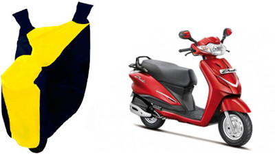 Auto Haute Waterproof Two Wheeler Cover for Bajaj(V 150, Yellow, Blue)