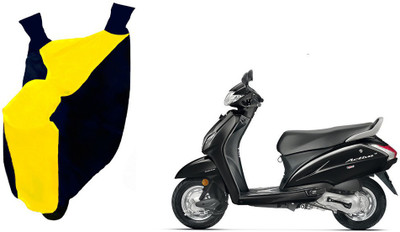 Auto Haute Waterproof Two Wheeler Cover for Honda(Activa 4G, Yellow, Blue)