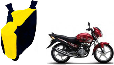Auto Haute Waterproof Two Wheeler Cover for Yamaha(Libero G5, Yellow, Blue)