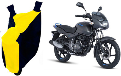 Auto Haute Waterproof Two Wheeler Cover for Bajaj(Platina 110, Yellow, Blue)