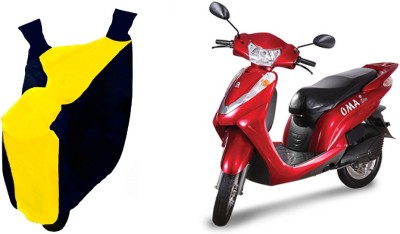 Auto Haute Waterproof Two Wheeler Cover for Indus(Yo Electron, Yellow, Blue)