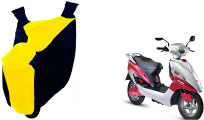 Auto Haute Waterproof Two Wheeler Cover for Hero Electric(Electric Flash, Yellow, Blue)