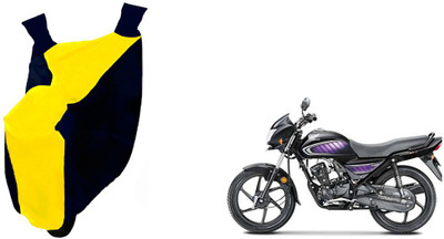 Auto Haute Waterproof Two Wheeler Cover for Honda(Cliq, Yellow, Blue)