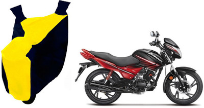 Auto Haute Waterproof Two Wheeler Cover for Hero Electric(Electric Wave Dx, Yellow, Blue)