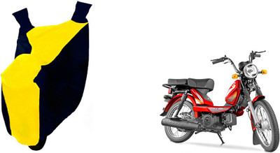 Auto Haute Waterproof Two Wheeler Cover for TVS(XL 100, Yellow, Blue)