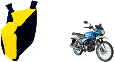 Auto Haute Waterproof Two Wheeler Cover for TVS(Max 4R, Yellow, Blue)