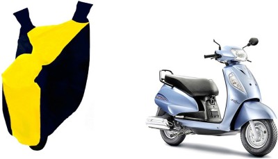 Auto Haute Waterproof Two Wheeler Cover for Suzuki(Access SE, Yellow, Blue)