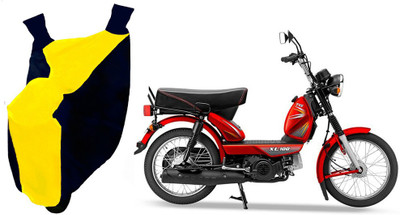 Auto Haute Waterproof Two Wheeler Cover for TVS(Sport, Yellow, Blue)