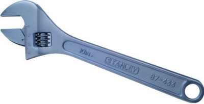 STANLEY 87-433-1-23 / STMT87433-8 10 inch Chrome Plated Adjustable Single Sided Open End Wrench(Pack of 1)