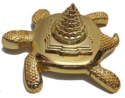 Astro Solution Hub Kachuwa meru Shree Yantra a for laxmi Size 3’’ inches Gold Yantra(Pack of 1)