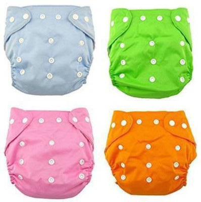 Knij Reuseable Washable Baby Cloth Diaper With 5layer Insert Free Size