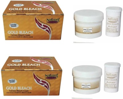 Nature's Essence Gold Bleach Fairness Bleach Cream, 200 gm each (Pack of 2)(400 g)