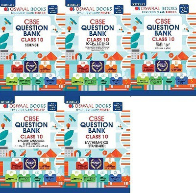 Oswaal Cbse Question Bank Class 10 5 Book Set Hindi A(Paperback, Others, oswaal)
