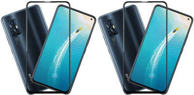 KARTRAY Edge To Edge Tempered Glass for Vivo V17(Pack of 2)