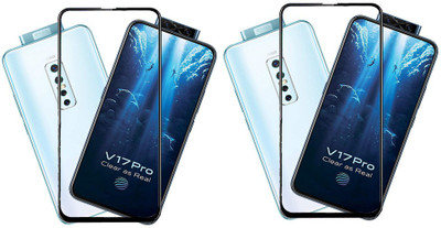 KARTRAY Edge To Edge Tempered Glass for Vivo V17 Pro(Pack of 2)