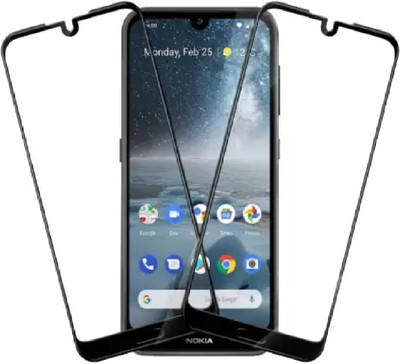ISAAK Edge To Edge Tempered Glass for Nokia 4.2(Pack of 2)