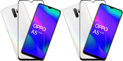 KARTRAY Edge To Edge Tempered Glass for Oppo A5 2020(Pack of 2)