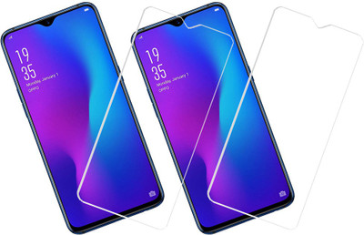KARTRAY Tempered Glass Guard for Oppo R17(Pack of 2)