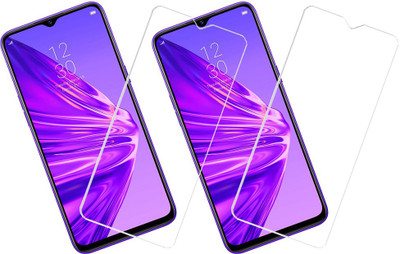 KARTRAY Tempered Glass Guard for Realme 5(Pack of 2)