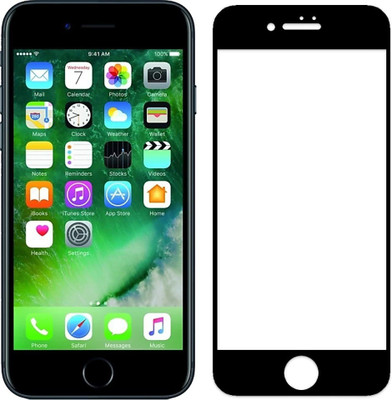 electmart Edge To Edge Tempered Glass for Apple iPhone 7, Apple iPhone 8(Pack of 1)