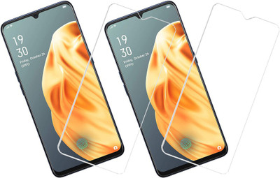 KARTRAY Tempered Glass Guard for Oppo F15(Pack of 2)