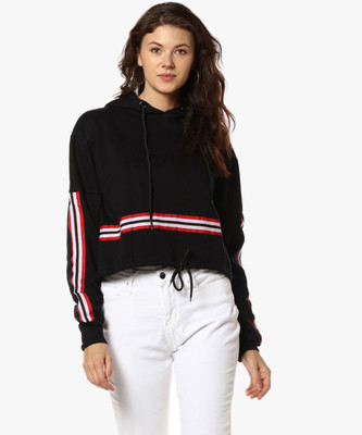 CAMPUS SUTRA Full Sleeve Solid Women Sweatshirt
