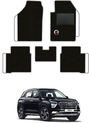 elegant Polypropylene Standard Mat For  Hyundai Creta(Black, White)