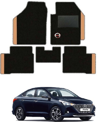 elegant Polypropylene Standard Mat For  Hyundai Verna(Black, Beige)
