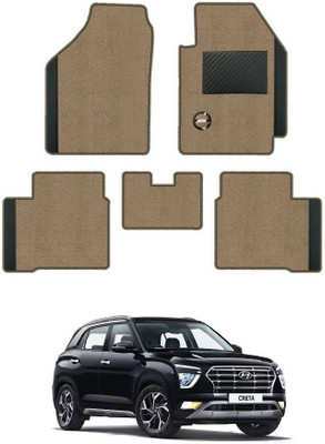 elegant Polypropylene Standard Mat For  Hyundai Creta(Beige, Black)