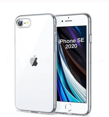 LOWCOST ASM Back Cover for IPHONE SE 2020(Transparent, Hard Case, Silicon, Pack of: 1)