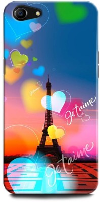 INDICRAFT Back Cover for OPPO A83, CPH1729, CPH1827 EIFFEL TOWER, PARIS, HEARTS, LOVE, COLORFUL(Multicolor, Hard Case, Pack of: 1)