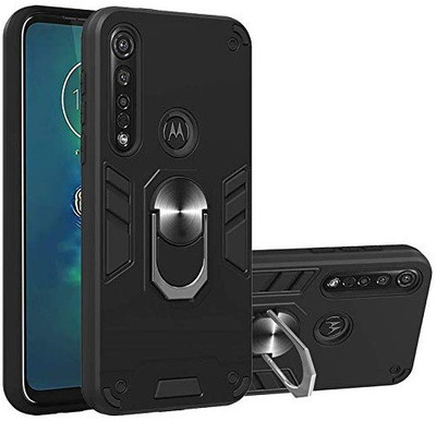 Elica Bumper Case for Motorola One Vision(Black, Rugged Armor, Pack of: 1)
