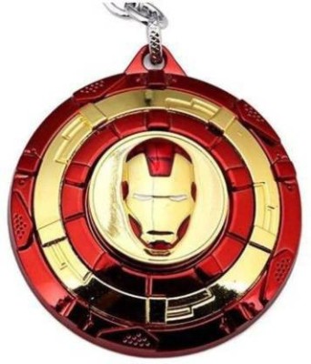 lullbee Marvel Avengers Superhero Iron Man Action Figure Shield Rotating 3D Key Chain Key Chain