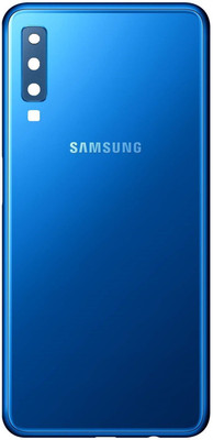 SMART Samsung Galaxy A7 2018 With Camera Ring Glass Back Panel(Blue)
