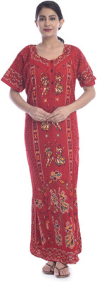 Apratim Women Nighty(Multicolor)
