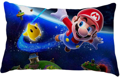 Sosha Polyester Fibre Toons & Characters Sleeping Pillow Pack of 1(Blue)