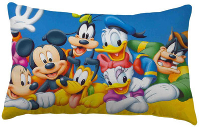 Sosha Polyester Fibre Toons & Characters Sleeping Pillow Pack of 1(Blue)