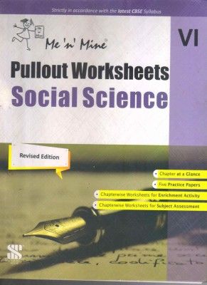 Me 'n' Mine Pullout Worksheets Social Science - Vi(PAPER, S.K.GUPTA)