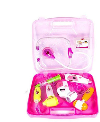 Kaizen Enterprises Lifestyle Doctor Medical Activity 8 Pcs Kit Set, Battery Operated Light Sound Effects For Kids