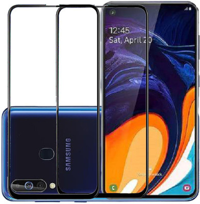 KARTRAY Edge To Edge Tempered Glass for Samsung Galaxy A60(Pack of 2)