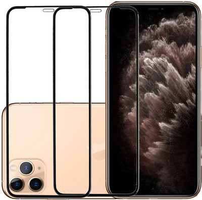 KARTRAY Edge To Edge Tempered Glass for Apple iPhone 11 Pro(Pack of 2)