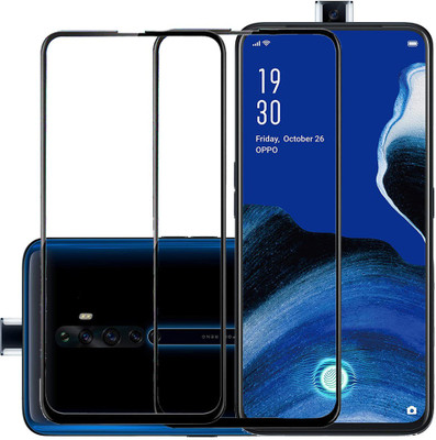 KARTRAY Edge To Edge Tempered Glass for OPPO Reno 2z(Pack of 2)