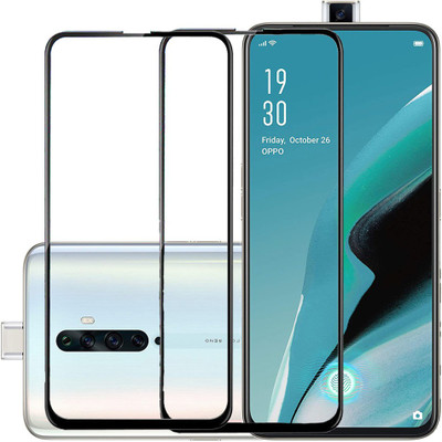 KARTRAY Edge To Edge Tempered Glass for Oppo Reno2 F(Pack of 2)